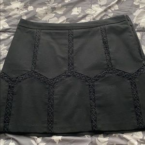 Black High Waisted Mini Skirt